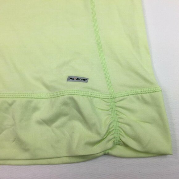 Danskin Now Performance Girls Loose Fit Active Tee Neon Green Long Sleeve Large - Picture 4 of 12